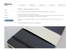 Tablet Screenshot of cprint.cz